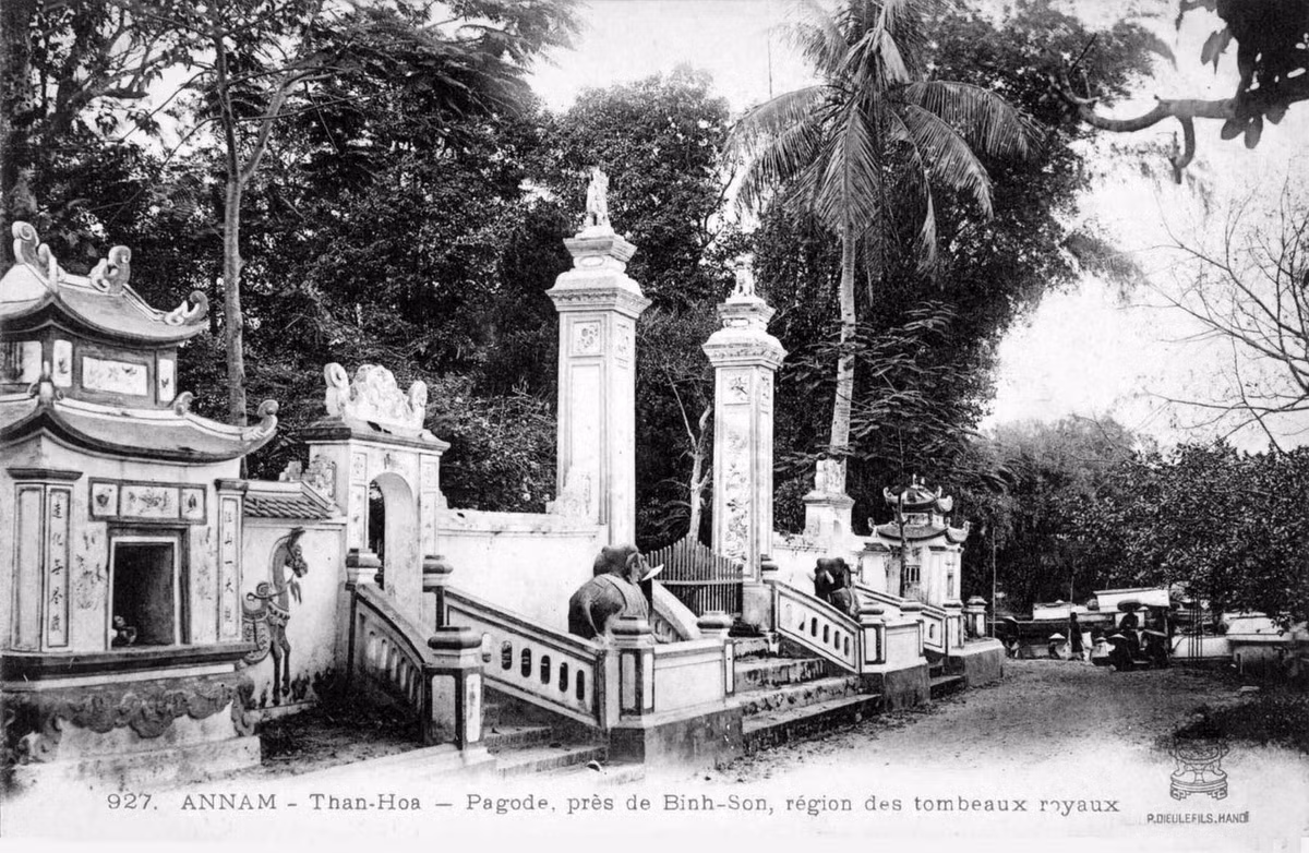 Một ngôi chùa thuộc khu lăng miếu hoàng gia của nhà Nguyễn. Ảnh tư liệu.