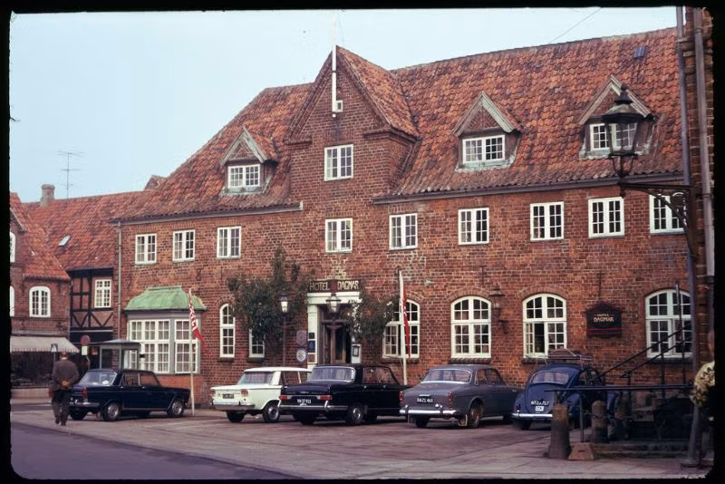 Khách sạn Dagmar ở thị trấn Ribe. Ảnh: Vintag.