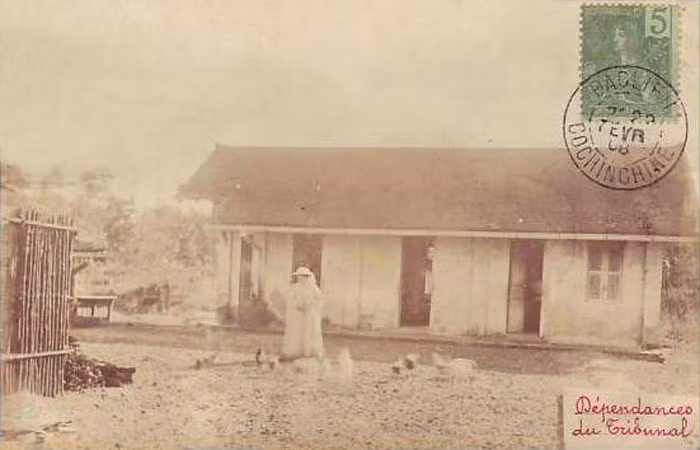 Một dãy nhà phụ thuộc tòa án Bạc Liêu. Ảnh tư liệu.