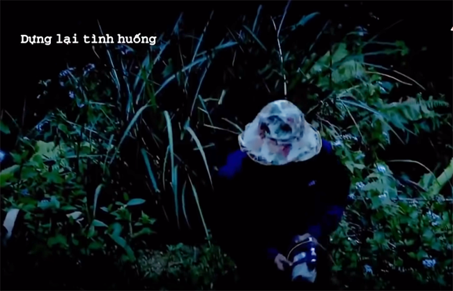 Sáng ngày 30/7, Chảo A Xăng sử dụng 2 ống tre và các nguyên liệu mà Tùng đưa cho để làm một quả mìn tự chế và chờ thời cơ hoạt động. Đêm 30/7/2021 rạng sáng ngày 31/7, Xăng đã mang quả mìn tự chế đến chôn phía dưới đường ống nước của ông Plau đoạn đi qua đồi cây của gia đình.