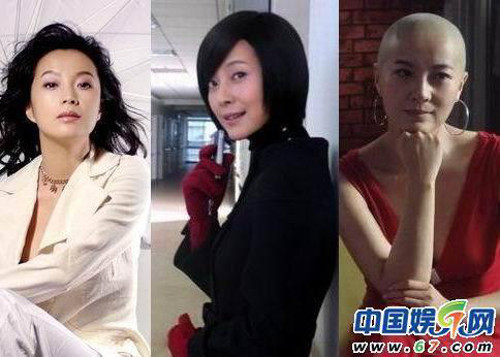 Tô Nham cạo đầu vẫn rất xinh đẹp dù vào vai ni cô trong phim "Mỹ nhân đầu trọc (2008)"