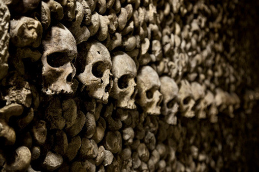 Hầm mộ ngầm Paris, Pháp: Được mệnh danh là “Vương quốc của những người chết", hầm mộ này là nơi lưu giữ khoảng 6 triệu hài cốt của những người dân Paris. Lạnh lẽo và âm u, đây là điểm đến rất hợp lý nếu bạn muốn thử một chút cảm giác mạnh. Chỉ một phần nhỏ của hầm mộ được mở cửa cho du khách vào thăm quan. Phần còn lại, theo nhiều lời đồn đại, là nơi được “các hồn ma canh giữ”.