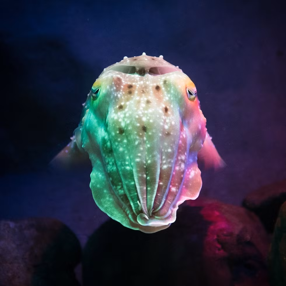 Tuy có diện mạo vô hại nhưng mực nang thực sự là động vật đáng sợ khi có thể sử dụng mỏ để tiêm nọc độc có tác dụng nhanh tấn công vào hệ thần kinh của con mồi. May mắn thay, nọc độc của mực nang không độc hại đối với con người.