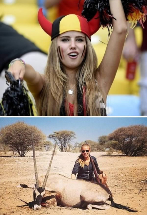 Năm 2014, sau World Cup, gương mặt khả ái của Axelle Despiegelaere đã giúp cô kiếm được hợp đồng béo bở với L'Oréal. Tuy nhiên, nhãn hàng mỹ phẩm nổi tiếng của Pháp đã quyết định dừng hợp tác với Axelle sau khi cô gái 17 tuổi này đăng tải bức ảnh đi săn động vật hoang dã của mình lên trang cá nhân.