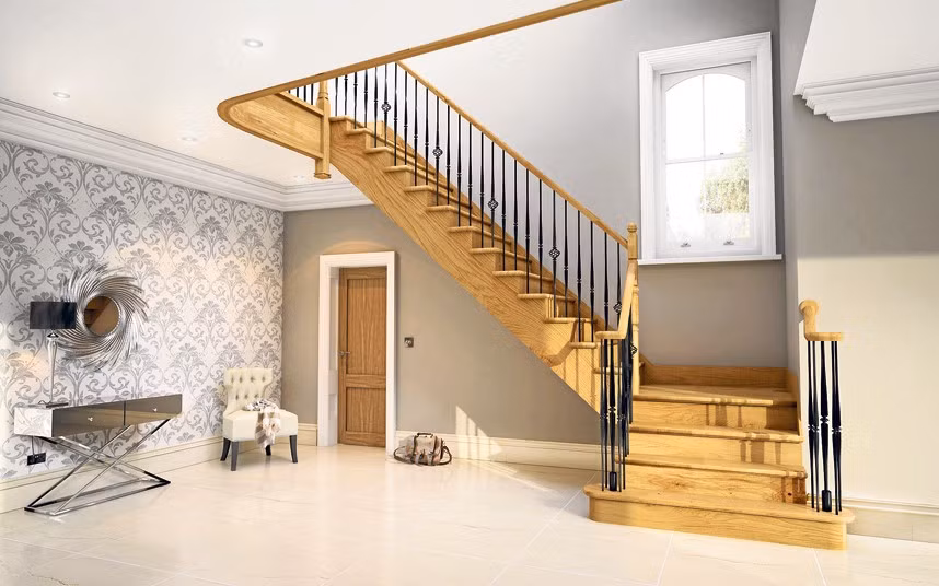 Rơi từ cầu thang xuống gây ra tới 1600 trường hợp tử vong hàng năm. Vì vậy, hãy chắc chắn rằng cầu thang trong nhà bạn có tay vịn thật chắc chắn.