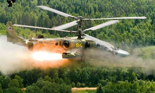 Ngam truc thang Ka-52 Nga qua lang kinh camera hanh trinh