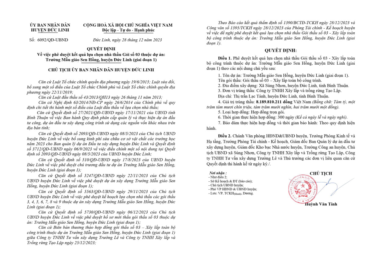 Binh Thuan: Cty Tao Lap trung goi thau xay lap gan 8 ty tai Duc Linh-Hinh-2