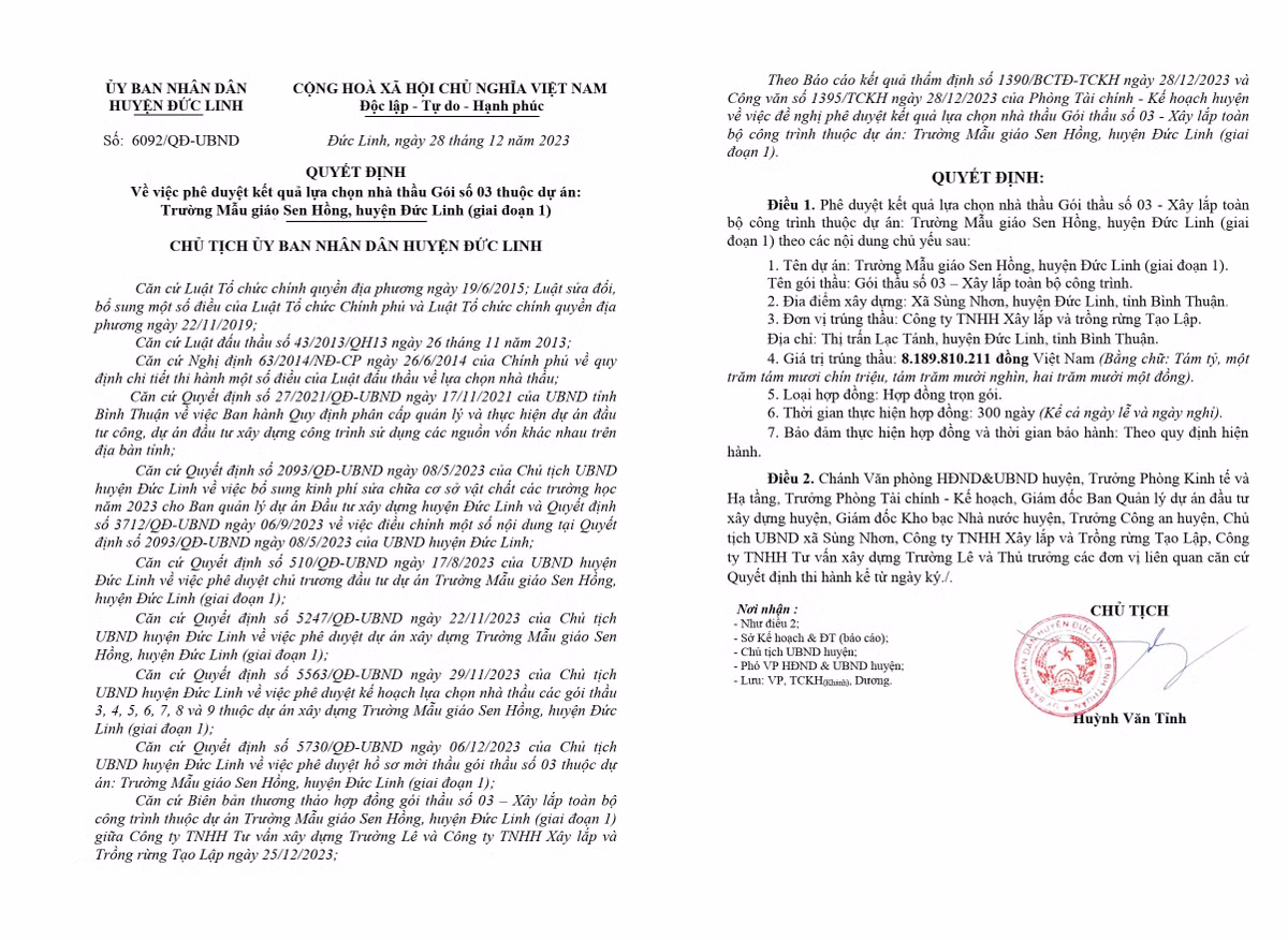 Binh Thuan: Cty Tao Lap trung goi thau xay lap gan 8 ty tai Duc Linh-Hinh-2