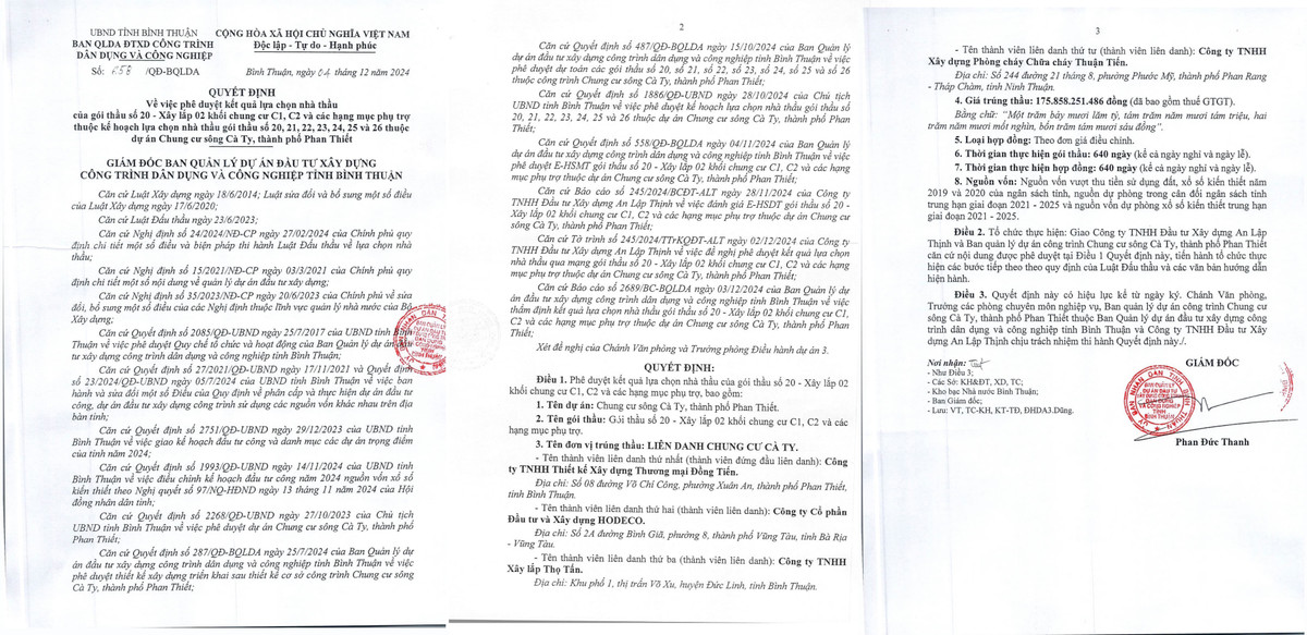 Bình Thuận: Lộ diện nhà thầu thi công xây dựng chung cư sông Cà Ty - Hình 2 Binh Thuan: Lo dien nha thau thi cong xay dung chung cu song Ca Ty-Hinh-2
