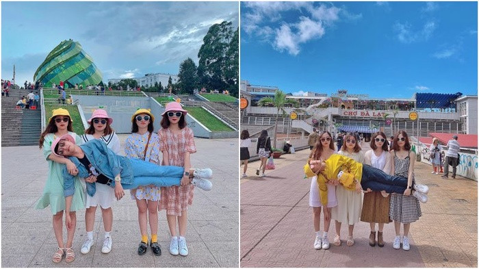 Bi y tuong chup anh nhom khi di du lich Da Lat? Cau tra loi day!