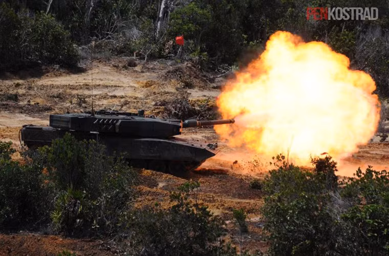 Những phát bắn uy lực. Nguồn ảnh: Penkostrad