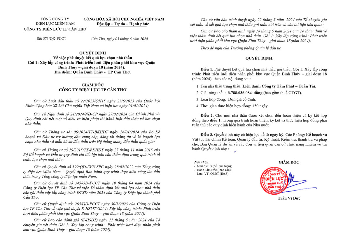 Soi năng lực liên danh vừa trúng gói thầu hơn 13 tỷ tại Điện lực Trà Vinh - Hình 2 Soi nang luc lien danh vua trung goi thau hon 13 ty tai Dien luc Tra Vinh-Hinh-2