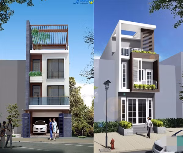 Thiết kế nhà ống thông thoáng và kiến trúc linh hoạt hơn. Ảnh: Ktshanoi.