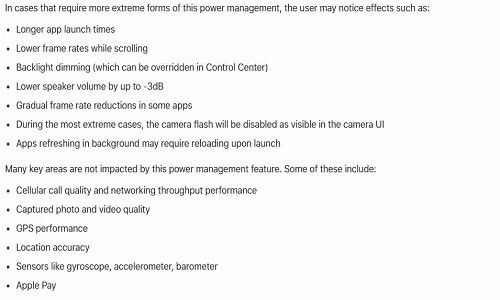 7 dấu hiệu và 6 yếu tố được Apple đăng kèm bản giải thích tường tận được đăng trên trang hỗ trợ khách hàng của Apple.