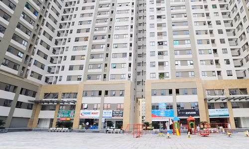 Tòa nhà HHB - Khu đô thị Tân Tây Đô. Ảnh: Haiphat.