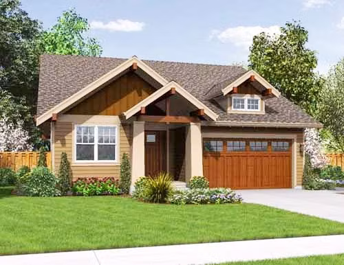 Nhà vườn cấp 4 gần gũi với thiên nhiên.