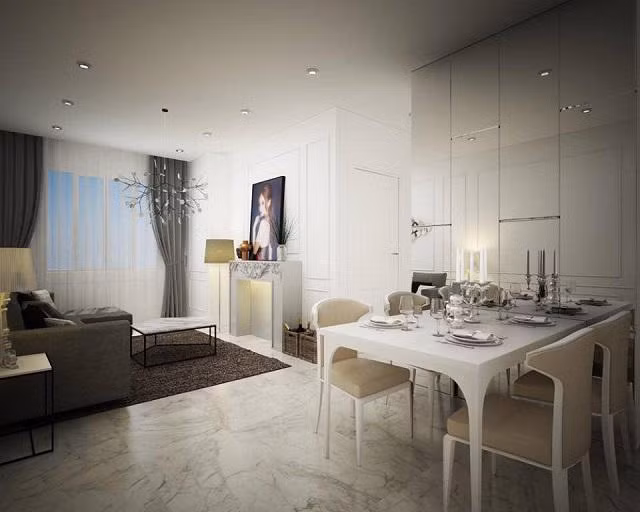 Trước đó, tháng 8/2017, Thuý Vi từng chia sẻ mua được nhà tại Sài Gòn với giá 2 tỷ 600 triệu đồng. Căn hộ rộng khoảng 75 m2. Ảnh: Khám phá.