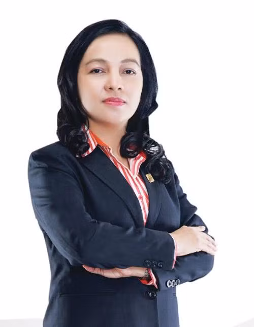 Với bề dày kinh nghiệm làm việc tại ngân hàng, tháng 7/2017, bà Nguyễn Đức Thạch Diễm được bổ nhiệm làm Tổng giám đốc Sacombank. Hiện bà Diễm nắm 0,004% cổ phần Sacombank. Ảnh: Bnews.