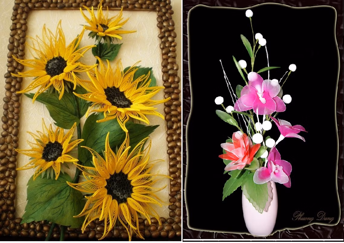 Tranh handmade độc nhất vô nhị kết tinh từ tình cảm, khối óc của học trò là món quà 20/11 ý nghĩa nhất. Ảnh: Vteen.