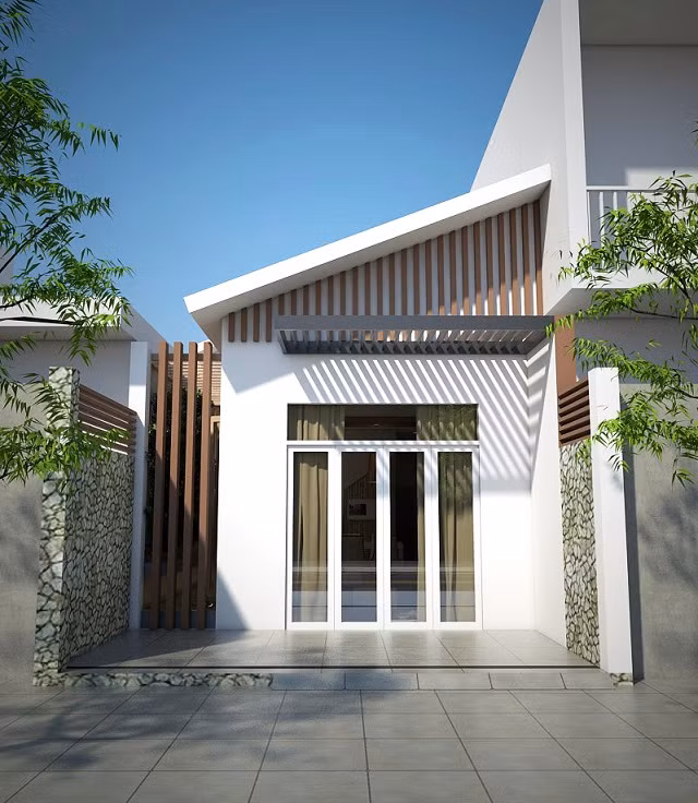 Nhà cấp 4 một mái độc đáo và đầy đủ tiện nghi. Ảnh: Depsangtrong.