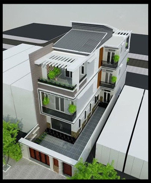 Những đường kẻ liền nhau tạo nên không gian thoáng đãng. Ảnh: Nhadepktv.