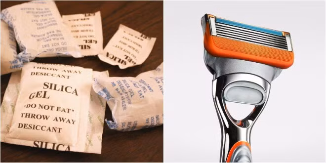 Lưỡi dao cạo sẽ tăng tuổi thọ lên đến vài năm nếu sau khi sử dụng, bạn bỏ chung dao cạo râu và gói hút ẩm vào một chiếc túi kín không khí. Nếu không làm vậy, đừng trách tại sao cứ một tháng bạn lại phải thay lưỡi dao một lần nhé.