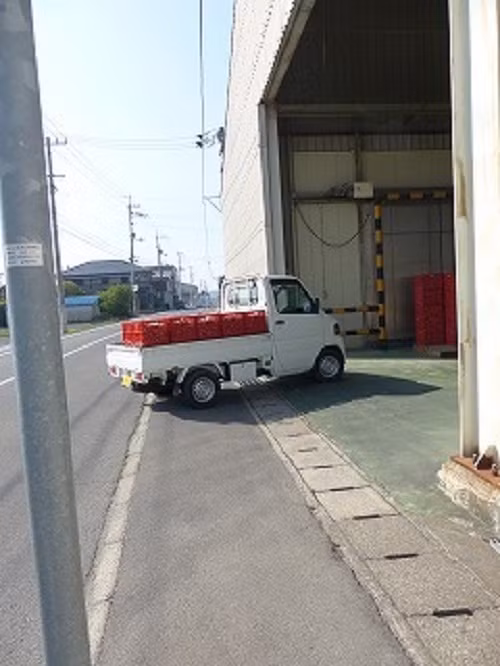 Sau đó, tỏi được xe tải chở đến các nhà máy thu mua. Ảnh: Nemukobo.