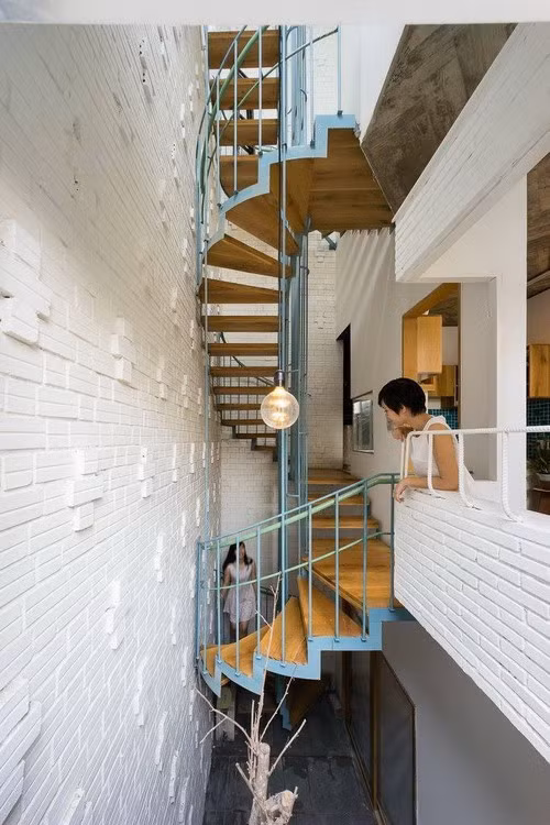 Khoảng thông tầng cũng là nơi vui chơi, thư giãn của các thành viên trong gia đình.