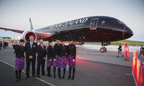 Air New Zealand là hãng hàng không quốc gia New Zealand có trụ sở tại Auckland. Thành lập năm 1940 dưới tên gọi Tasman Empire Airways Limited. Đến năm 1965, hãng đổi tên sang Air New Zealand. Ảnh: JustLuxe.