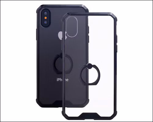 Vỏ bảo vệ đi kèm móc phía sau giúp người dùng sử dụng một tay dễ dàng và giảm thiểu khả năng làm rơi chiếc iPhone cao cấp. Ảnh: iGeeksBlog.