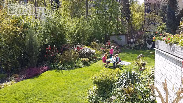 Khoảng không gian bình yên và nên thơ.