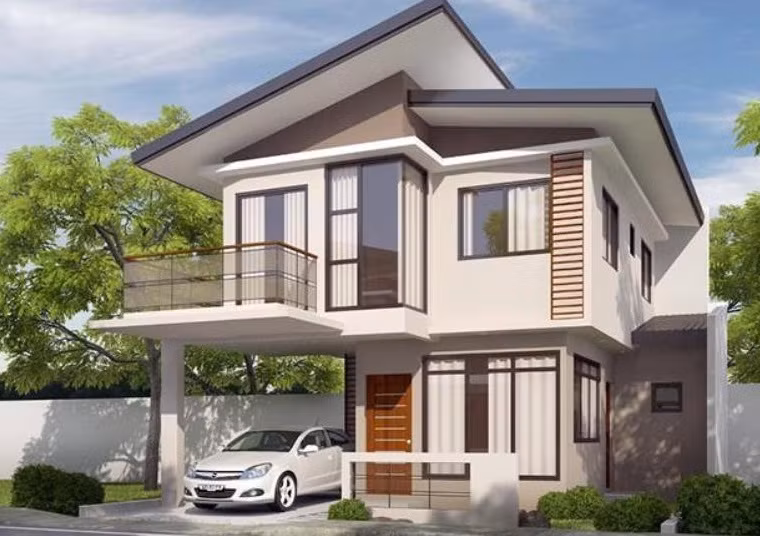 Ban công kính góp phần làm tăng vẻ đẹp hiện đại của công trình. Ảnh: Kientrucvietas.