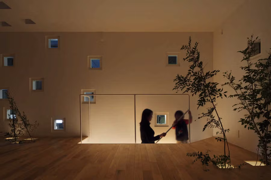 Mọi góc đều có sự xuất hiện của cây xanh.