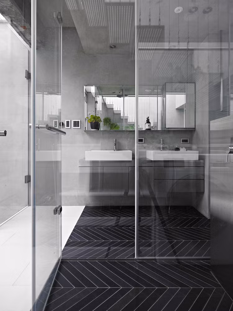 Phòng tắm hiện đại. Nguồn ảnh: Archdaily.