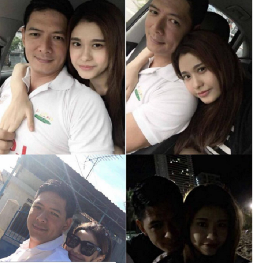 Nguồn tin trên mạng xã hội cho biết, loạt ảnh tình tứ này được lấy từ máy điện thoại của Trương Quỳnh Anh.