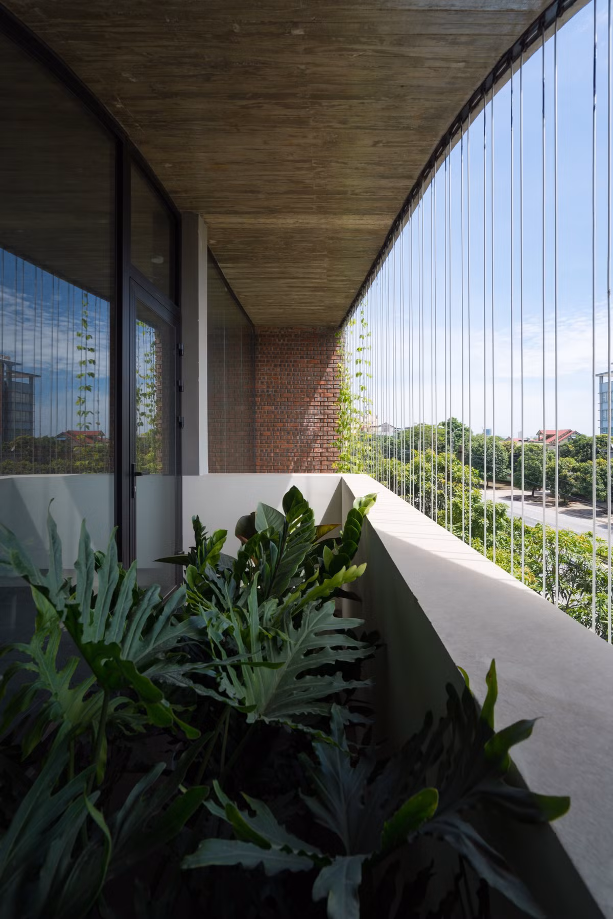  Ban công xanh đón ánh nắng.