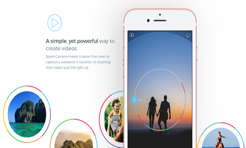 Spark Camera là ứng dụng hỗ trợ tính năng quay video trên nền nhạc tự chọn. Ứng dụng cho phép người dùng ghi lại những khoảnh khắc riêng lẻ và sau đó ghép chúng lại với nhau để tạo nên một đoạn video hoàn chỉnh. Không những thế, người dùng còn có thể chọn những bộ lọc màu sắc để tạo ra những hiệu ứng tuyệt đẹp cho video.