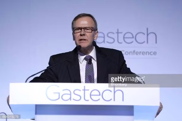 Chủ tịch Công ty Tiếp thị Khí và Năng lượng ExxonMobil Robert S. Franklin tham gia đối thoại tại APEC CEO Summit về chủ đề "Sử dụng hiệu quả tài nguyên và sự phát triển bền vững". Ảnh: Getty Image.