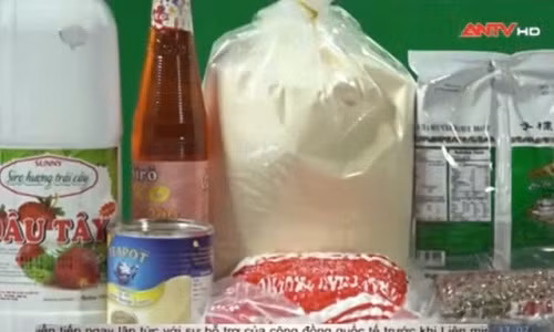 Ảnh cắt từ video của ANTV