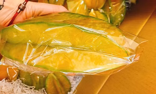 Khế Đài Loan không chỉ ngọt mà còn nhiều nước, rất mát. Ảnh: FB Khuc Ngoc Anh