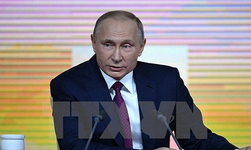 Tổng thống Nga Vladimir Putin. (Nguồn: AFP/TTXVN)