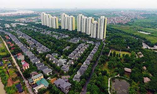 Trước đó, ở Hà Nội đã xuất hiện không ít khu đô thị lớn, hiện đại, nhiều mảng xanh cùng đa dạng tiện ích. Ảnh minh họa: Zing.