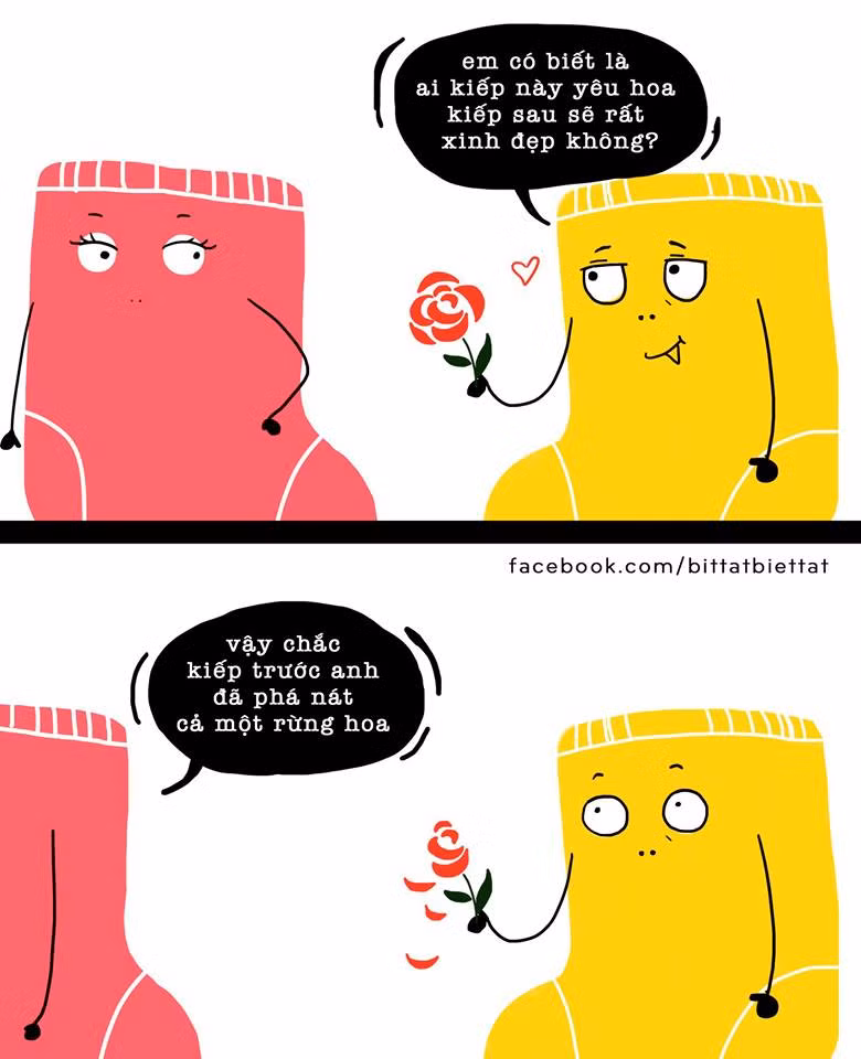 Điểm ấn tượng trong tranh vui về Bít Tất là những câu nói "chuẩn không cần chỉnh", những câu chuyện và thái độ ứng xử của Bít Tất cũng giống hệt với một bộ phận giới trẻ hiện nay.