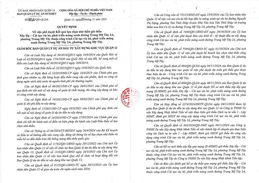 TP HCM: Cty Phú Thiên Lộc 1 ngày trúng 2 gói thầu xây lắp tại Quận 12 - Hình 3 TP HCM: Cty Phu Thien Loc 1 ngay trung 2 goi thau xay lap tai Quan 12-Hinh-3