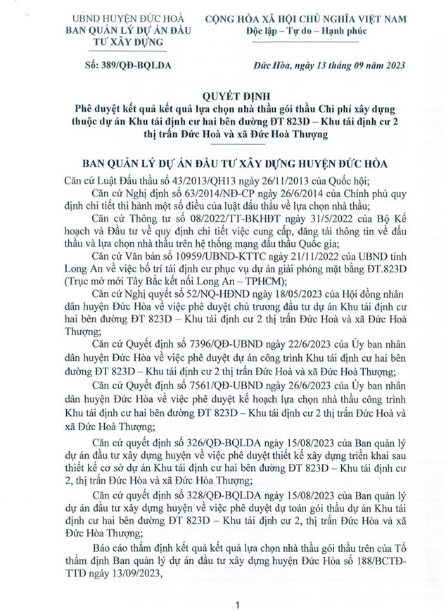 Long An: Loại 2 đối thủ, Cty thương mại THT trúng gói thầu hơn 77 tỷ - Hình 3 Long An: Loai 2 doi thu, Cty thuong mai THT trung goi thau hon 77 ty-Hinh-3
