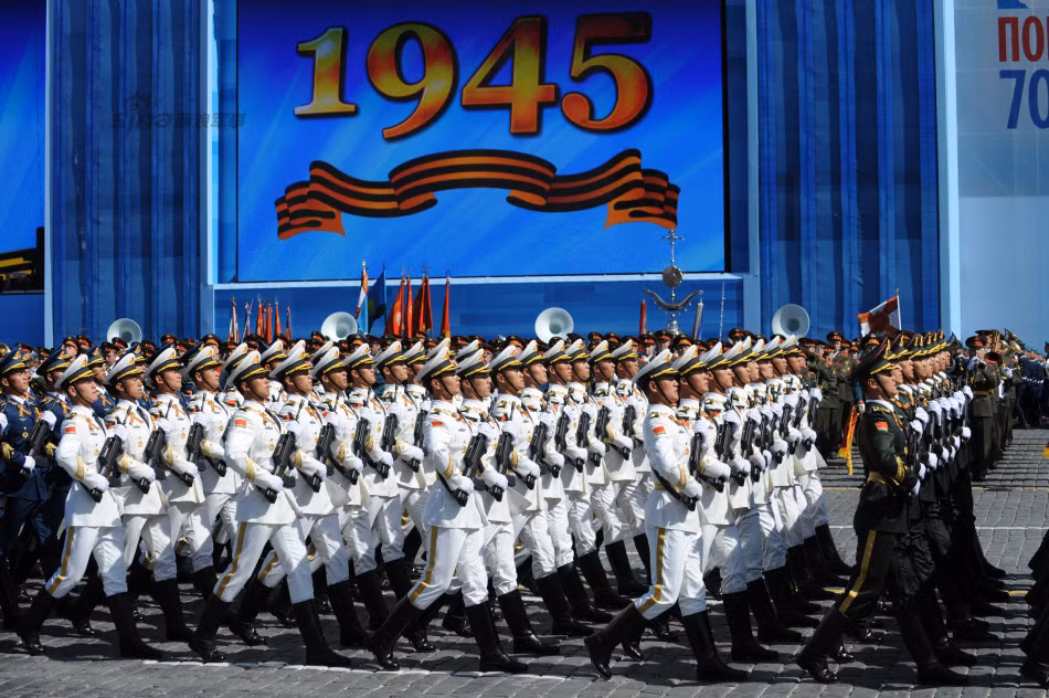 Tiếp đó là khối binh sĩ Hải quân.