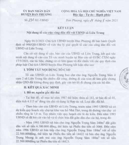 Ha Noi: Nguoi dan “to” xet duyet, cap so do co dau hieu sai pham o Dan Phuong?-Hinh-2