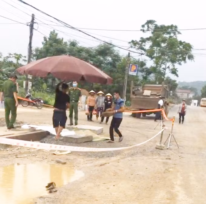 Thai Nguyen: He lo nha thau Minh Tram thi cong du an DT 261 khien 1 cong nhan tu vong