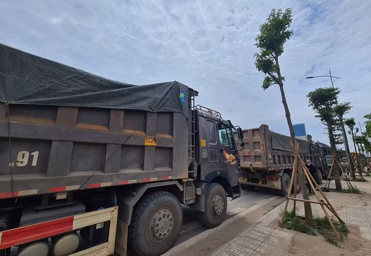 Trước đó, Báo Tri thức và Cuộc sống đã phản ánh về tình trạng xe tải có dấu hiệu cơi nới thành thùng, chở vật liệu xây dựng gây ô nhiễm môi trường, tung hoành trên đê sông Hồng (xã Đông Dư, huyện Gia Lâm) khiến người và phương tiện tham gia giao thông khiếp sợ, kết cấu đường bộ bị hư hỏng.