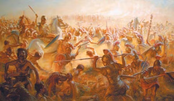 Năm 26 tuổi, Hannibal trở thành tổng chỉ huy của quân đội Carthage sau khi người cha Hamilcar tử trận và người anh rể Hasdrubal bị ám sát. Sau đó, vị tướng lừng danh Hannibal củng cố quân đội và bắt đầu chinh phục Iberia.